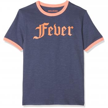 ZADIG&VOLTAIRE tee-Shirt Manches Courtes, Camiseta para Niños, Azul