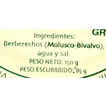 Los Peperetes - Berberechos de las Rías Gallegas 150gr