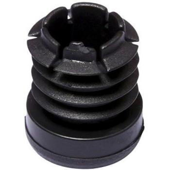 Brinox B75425N Contera Interior Redonda, Negro, Diámetro 18 mm, Set de 50 Piezas