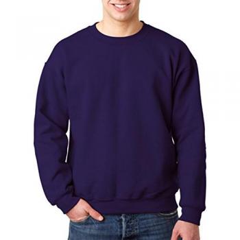 Gildan Heavy Blend Crewneck Sweatshirt, Purple, Large