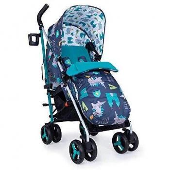 Silla de Paseo Supa 3 Dragón Reino – Cosatto, Silla Plegable Ligera con Capazo para Bebé hasta 25Kg, Fácil de Usar, Compacta y con Asa de Transporte