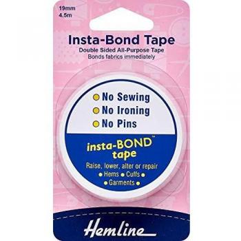 Hemline Insta-Bond - Cinta adhesiva de doble cara