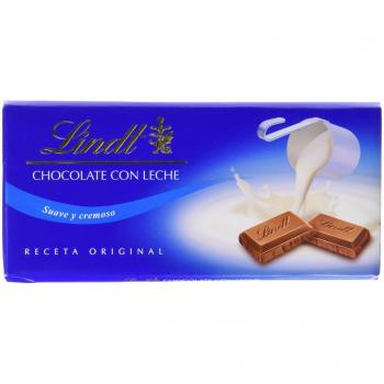Lindt Tableta de Chocolate con Leche, 125g