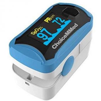 Pulsioxímetro de Dedo ChoiceMMed MD300 C29 con Pantalla OLED a Color - Adultos y Niños