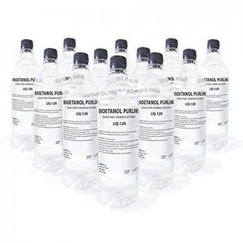 Combustible de origen natural líquido 12 Botellas 1L LIQ-12N
