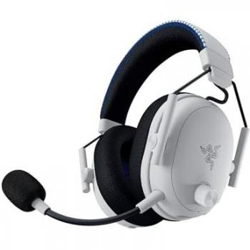 Auriculares Razer BlackShark V3 Pro Gaming Inalámbricos y con Cable para Xbox, Cancelación Activa de Ruido, Bluetooth y USB Tipo A, Color Blanco