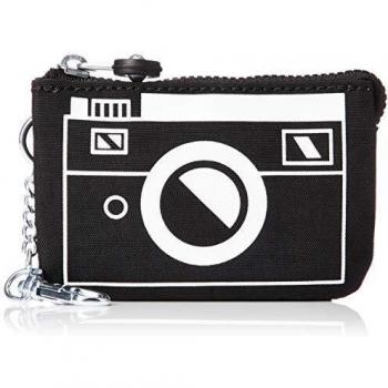 Kipling Mini Creativity, Monedero para Mujer, Black Camera