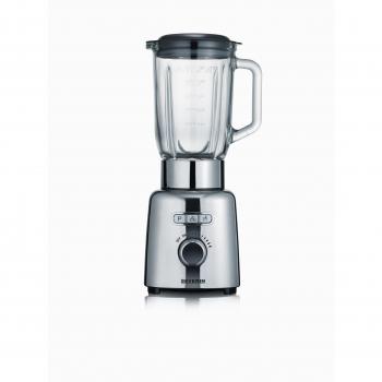 SEVERIN SM 3710 Batidora de vaso con recipiente de cristal, 1.000 W aproximadamente, 1,5 L, color acero inoxidable y negro
