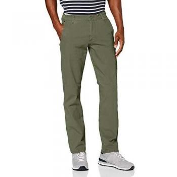 Olive Green Men's Slim Fit Dockers Alpha 360 Chinos Size W31 L32