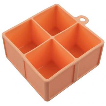Cubitera de Silicona Fackelmann Summer Party, Molde para Cubitos de Hielo, 9,5 x 4,5 x 4,4 cm