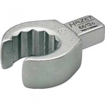 Cabeza de llave de estrella abierta Hazet 6612C-17 - Cuadrado insertable 9 x 12 mm, Perfil hexagonal doble exterior 17 mm
