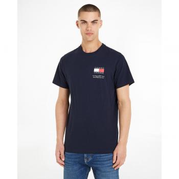 Camiseta Tommy Jeans Essential Flag Tee C1G Dark Navy