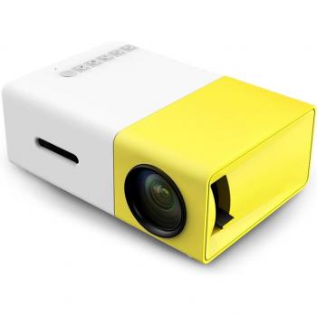 Proyector Mini LED KEBIDU YG300 400-600LM 1080P 320x240 píxeles para casa