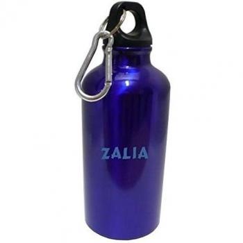 Personalizada Botella cantimplora con mosquetón con Zalia