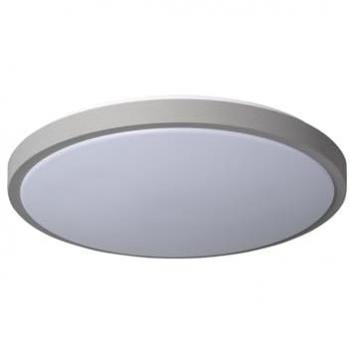 Plafón LED 24W Circular Metal Ø500 mm CCT Seleccionable Bari Gris