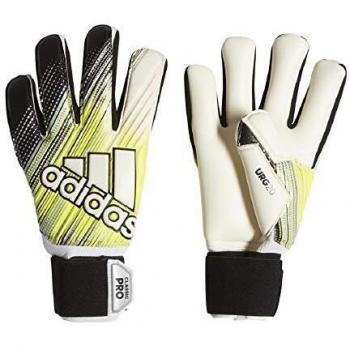 adidas Classic Pro Guantes de Portero, Hombre, Negro/Amarillo y Blanco, 7,5