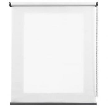Estor Enrollable Traslúcido Premium 200x250 cm con Acabados Metálicos en Aluminio Blanco, Fácil Instalación y Alta Calidad