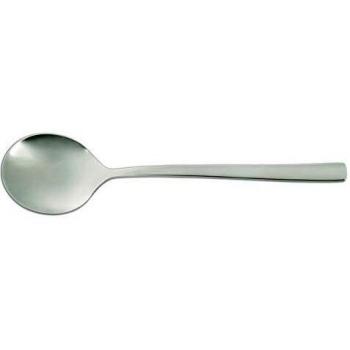 Arcos Serie Capri, Cuchara para Ensaldas, Monoblock de una pieza en Acero Inoxidable 18y10 y 197 mm, Color Plata