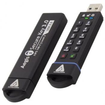 Apricorn Aegis Secure Key 3.0 FIPS 2TB USB Flash Drive with 256-bit Encryption