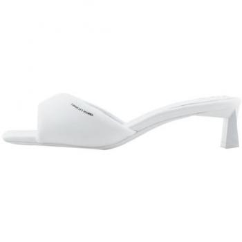 Armani Exchange Women's White Heeled Sandals Size 37