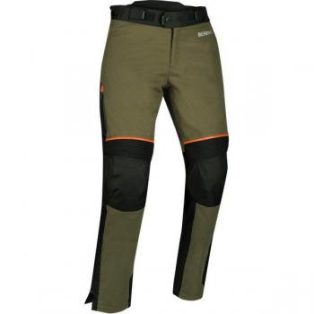 Pantalones de Moto Bering Zephyr Mujer Impermeables Negro-Caqui-Naranja