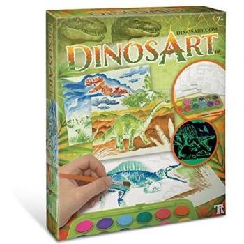Dinosart Acuarela Mágica - Brillan en la Oscuridad