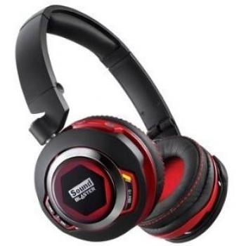 Creative Sound Blaster EVO ZX - Auriculares Diadema Bluetooth, Negro, Rojo