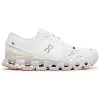 On Running Cloud X 4 Women's Fitness Sneakers - White/Ivory Sand, Size 41 EU (7.5 UK, 9.5 US)