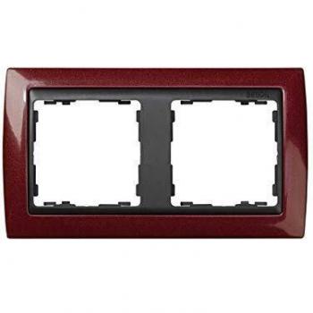 Simon - 82824-37 marco 2elmto s-82 grafito metal color granate Ref. 6558238164