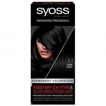 Syoss Professional Permanent Hair Color 1-1 Black
