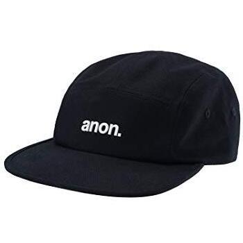 Anon Gorra para hombre con 5 paneles. negro Talla única