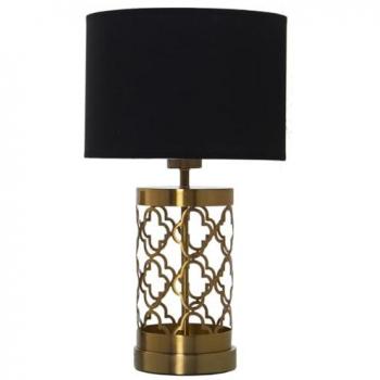Lámpara de mesa Alexandra House Living Multicolor Metal 40 W 25 x 44 x 25 cm