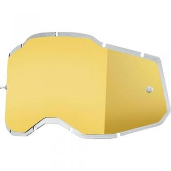 Máscara 100% RC2/AC2/ST2 PLUS - Lente de espejo inyectado dorado