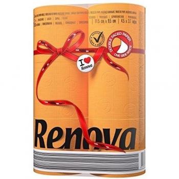 Renova Papel higiénico Red Label Naranja - 6 rollos de papel