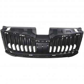 Rejilla del radiador BLIC 6502-07-7522991Q, rejilla delantera para vehículo, diseño específico para modelo compatible, fabricada en material plástico resistente, color negro, dimensiones adecuadas para instalación directa sin