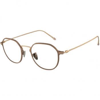 Giorgio Armani AR6138TM 3340 Armazones y Lentes Recetados para Hombre Marrones