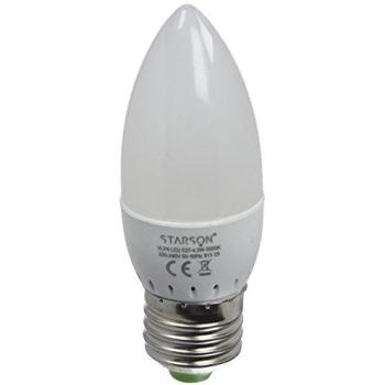 Starson Mate Bombilla Vela LED E27, 4.5 W, Blanco