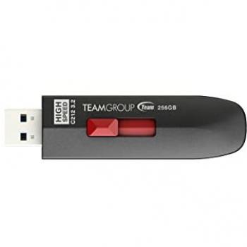 Unidad Flash USB 256 GB Team Group C212 USB tipo A 3.2 Gen 2 (3.1 Gen 2) Negro