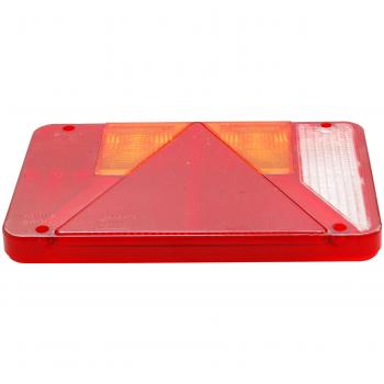 RADEX más peine lámpara luz Scheibe 5800/13  5901/13  con RS KZL RFS Derecho A Artículo N º 107011  10705, Rojo