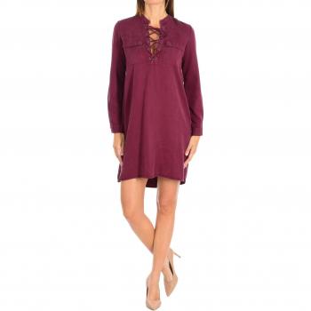 Eleven Paris Vestido TINKLE manga larga y cuello abierto 16F2DR19 mujer