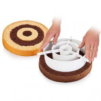 Molde separador para pasteles arcoíris y dameros DELICIA - 2 piezas de plástico