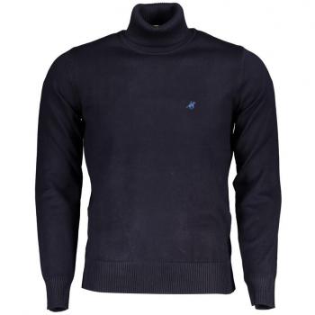 U.S. Grand Polo Elegant Embroidered Logo Turtleneck Sweater - M