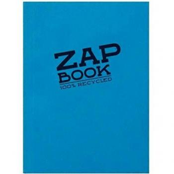 Clairefontaine 3358C Carnet Encollé Zap Book - 160 Feuilles Papier Croquis 100% Recyclé - A5 14,8x21 cm 80g - Couleur de Couverture Aléatoire