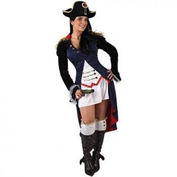 Atosa - Disfraz de soldado francés para mujer, talla L