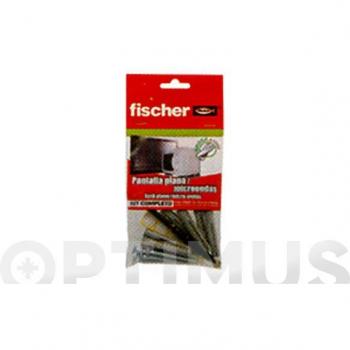 Grapa Clip Blanca con Tornillo - Pack de 5 Unidades Ø 18 mm