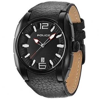 Police PL.13752JSB/02A Men's Analogue Quartz Watch with Leather Strap