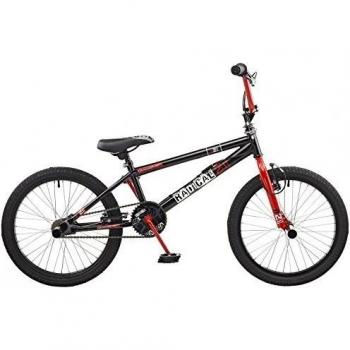 20 Pulgadas BMX Rooster Radical Rotor Pegs 20 pulgadas Tubo Superior, negro y rojo