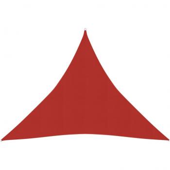 Toldo de vela SUNG-LL rojo HDPE 160 g/m² 4,5x4,5x4,5 m