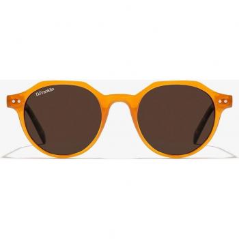Gafas de sol unisex D.Franklin Ultra Light S Round Amber / Brown