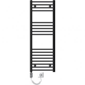 Radiador Eléctrico para Baño Sahara 400x1200 mm Antracita Curvado con Resistencia de 900W y Termostato Digital